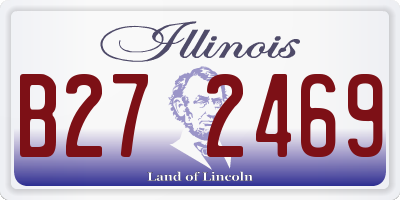 IL license plate B272469