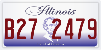 IL license plate B272479
