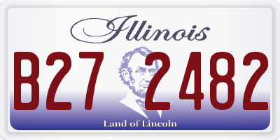 IL license plate B272482