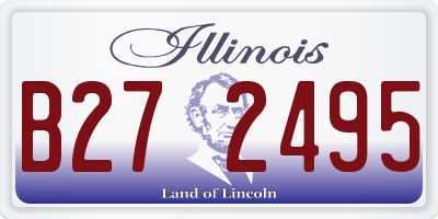 IL license plate B272495