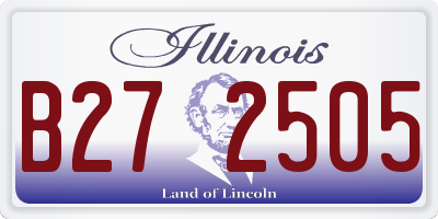 IL license plate B272505