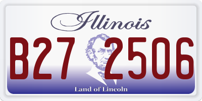 IL license plate B272506