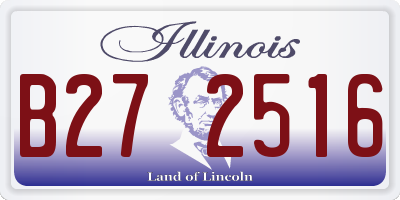 IL license plate B272516