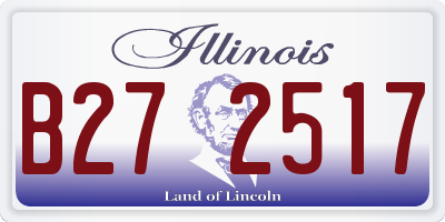 IL license plate B272517
