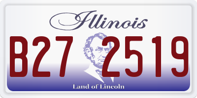 IL license plate B272519