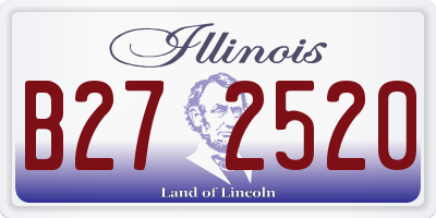 IL license plate B272520