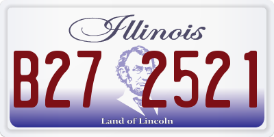 IL license plate B272521