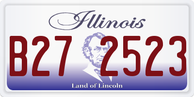 IL license plate B272523