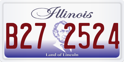 IL license plate B272524