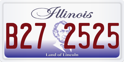 IL license plate B272525
