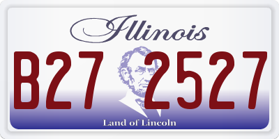 IL license plate B272527