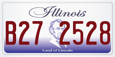 IL license plate B272528