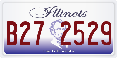 IL license plate B272529