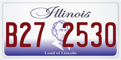 IL license plate B272530