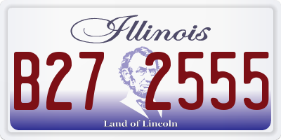 IL license plate B272555