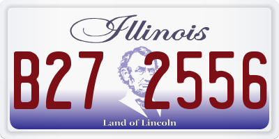 IL license plate B272556