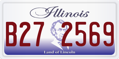 IL license plate B272569