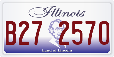 IL license plate B272570