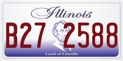 IL license plate B272588
