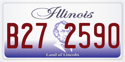 IL license plate B272590