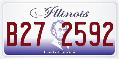 IL license plate B272592