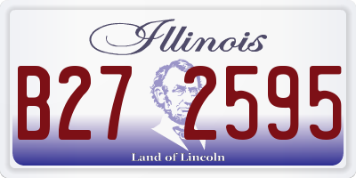 IL license plate B272595