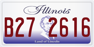 IL license plate B272616