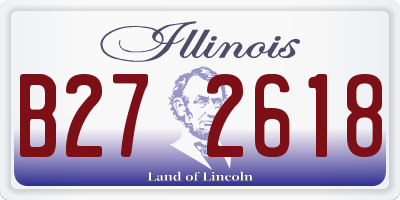 IL license plate B272618