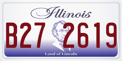 IL license plate B272619