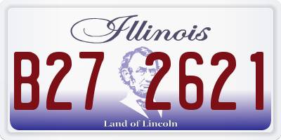 IL license plate B272621