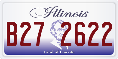 IL license plate B272622
