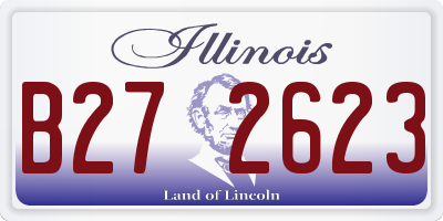 IL license plate B272623