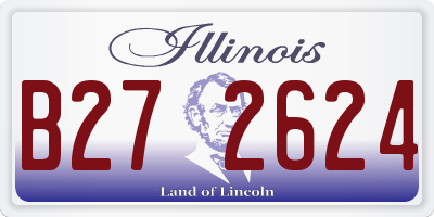 IL license plate B272624