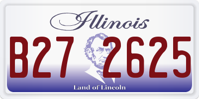 IL license plate B272625