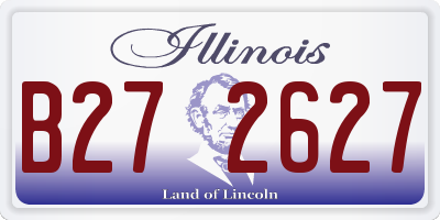 IL license plate B272627