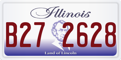 IL license plate B272628