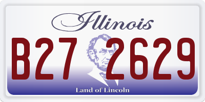 IL license plate B272629