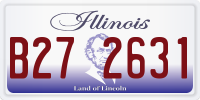 IL license plate B272631