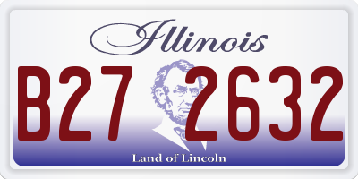 IL license plate B272632