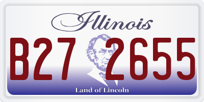 IL license plate B272655