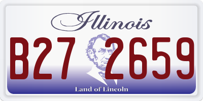 IL license plate B272659