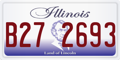 IL license plate B272693