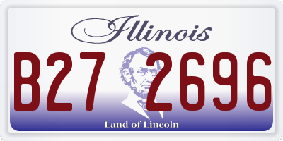 IL license plate B272696