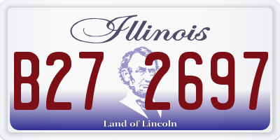 IL license plate B272697