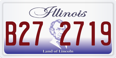 IL license plate B272719