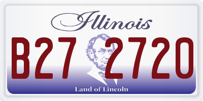IL license plate B272720