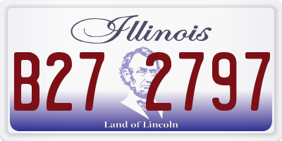 IL license plate B272797