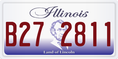 IL license plate B272811