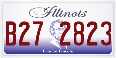 IL license plate B272823