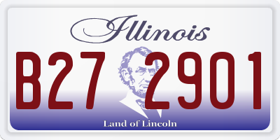 IL license plate B272901